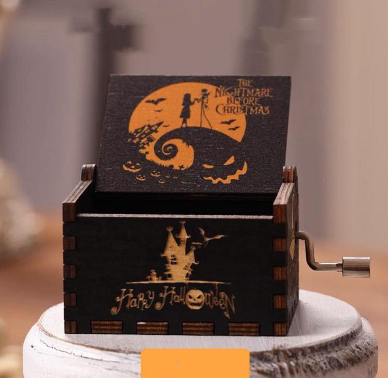 Spooky Melody Vintage Music Box Halloween