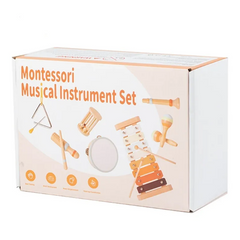 Wooden Musical Instrument Set for Toddlers
