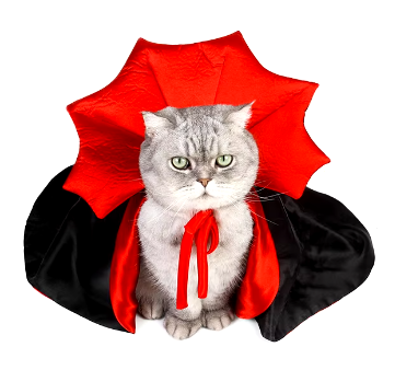 Halloween Cat / Dog Costumes Vampire Cloak