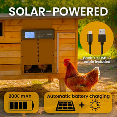 Solar Smart Coop Door Pro