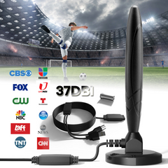 Upgraded TV Antenna HDTV Amplified Digital 4K 1080P Long Range Indoor