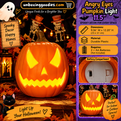 LED Pumpkin Lantern Decoration for Halloween Parties - 16 Variations