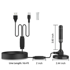 Upgraded TV Antenna HDTV Amplified Digital 4K 1080P Long Range Indoor