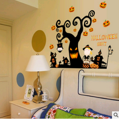 Halloween Wall Stickers for Window Decoration, Removable