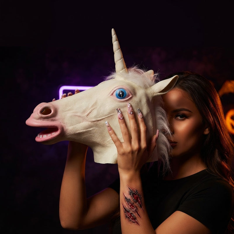 Halloween Unicorn Party Mask