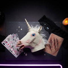 Halloween Unicorn Party Mask