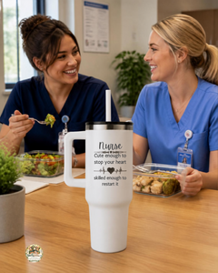 Cute Enough to Stop Your Heart – Nurse Tumbler