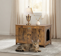 Chic Kitty Litter Hideaway Cabinet