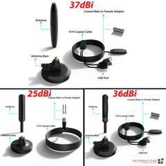 Upgraded TV Antenna HDTV Amplified Digital 4K 1080P Long Range Indoor