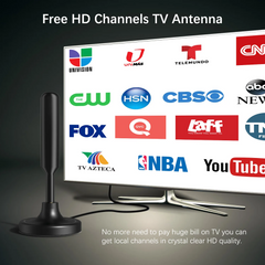 Upgraded TV Antenna HDTV Amplified Digital 4K 1080P Long Range Indoor