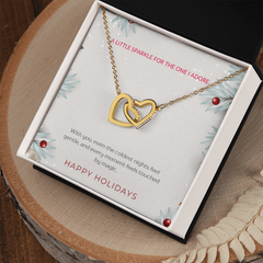 For The One I Adore - Interlocking Hearts Necklace