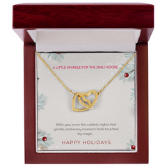 For The One I Adore - Interlocking Hearts Necklace