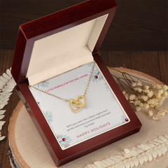 For The One I Adore - Interlocking Hearts Necklace