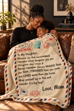 To My Daughter From Mom Blanket