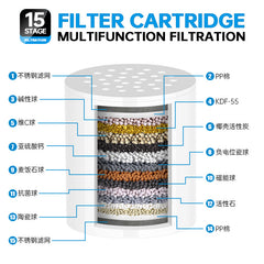 15-20 Layer Home Shower Water Purifier and Filter Set