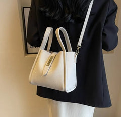 Retro Bucket Bag | Textured Shoulder & Crossbody Bag