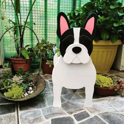 Cute Pug Planter Home Gardening Decor