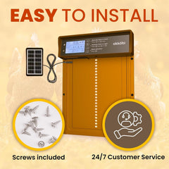Solar Smart Coop Door Pro