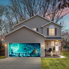 Halloween Garage Door Covers - Various