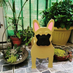 Cute Pug Planter Home Gardening Decor