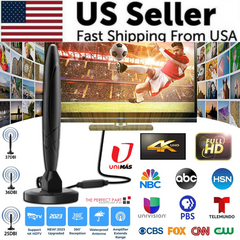 Upgraded TV Antenna HDTV Amplified Digital 4K 1080P Long Range Indoor