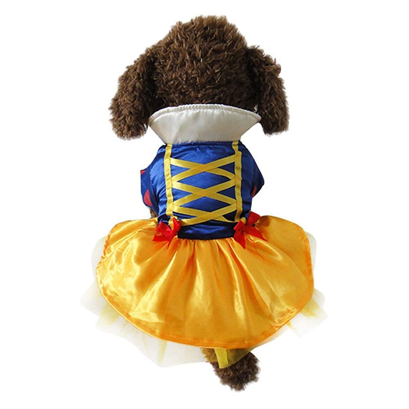 Snow White Dog Costume Dog Halloween Costume Princess Cat Costume